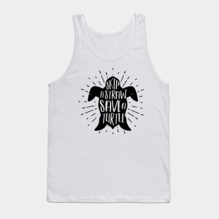 Keep a Straw Save a Turtle Tank Top